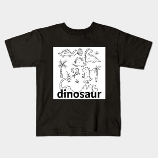 dinosaurs were alive a long time ago, dinosaur Kids T-Shirt